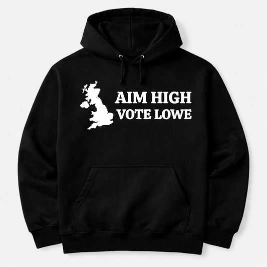 Aim High, Vote Lowe Hoodie