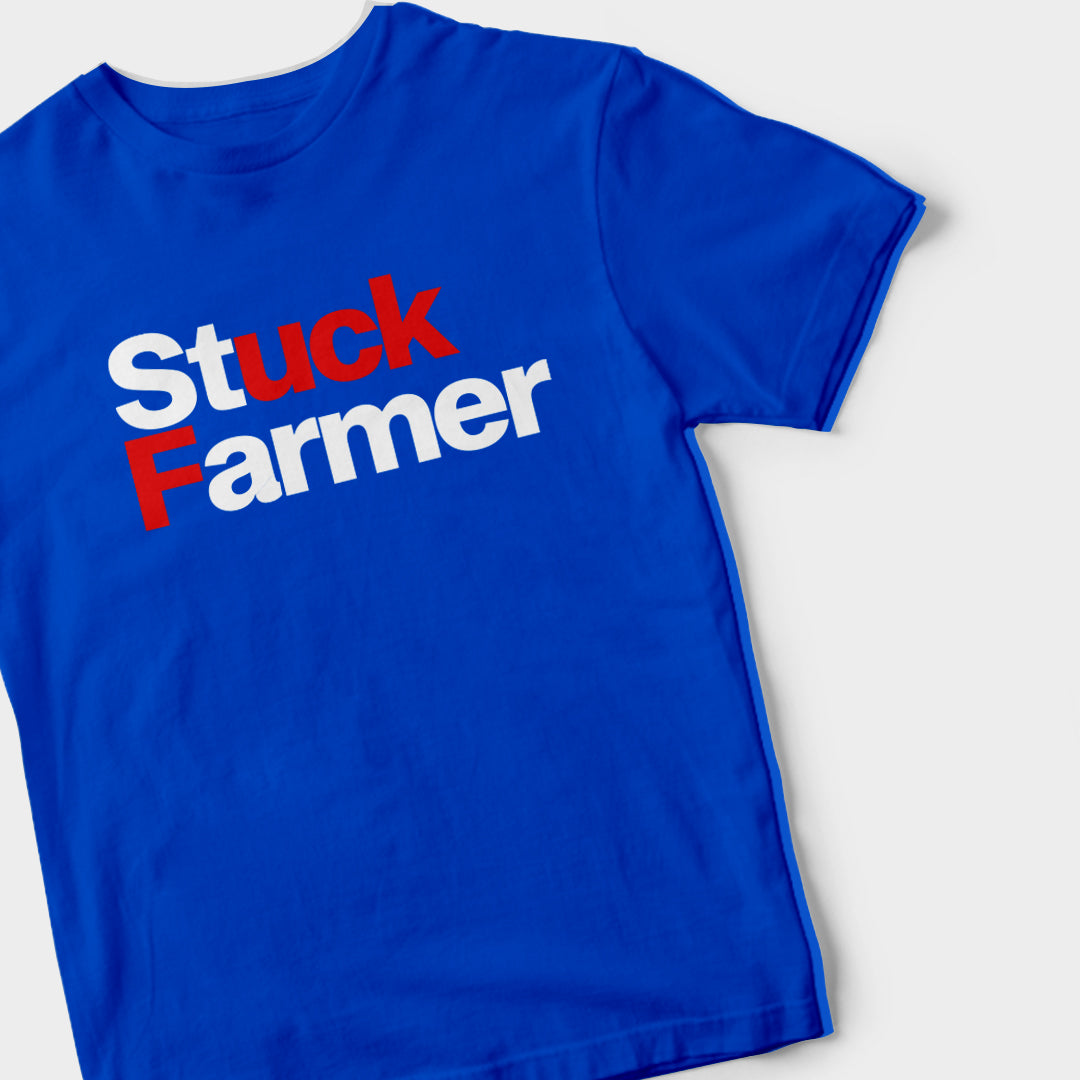 STUCK FARMER (BLUE) T-SHIRT